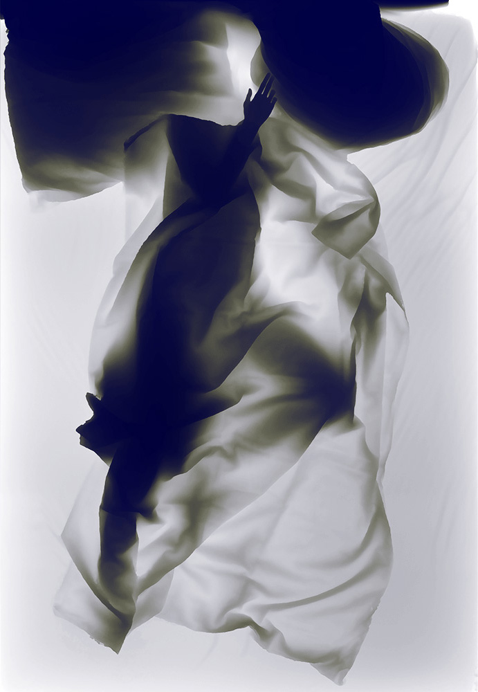 digital image by Michel Schneider, black and white graphic structure