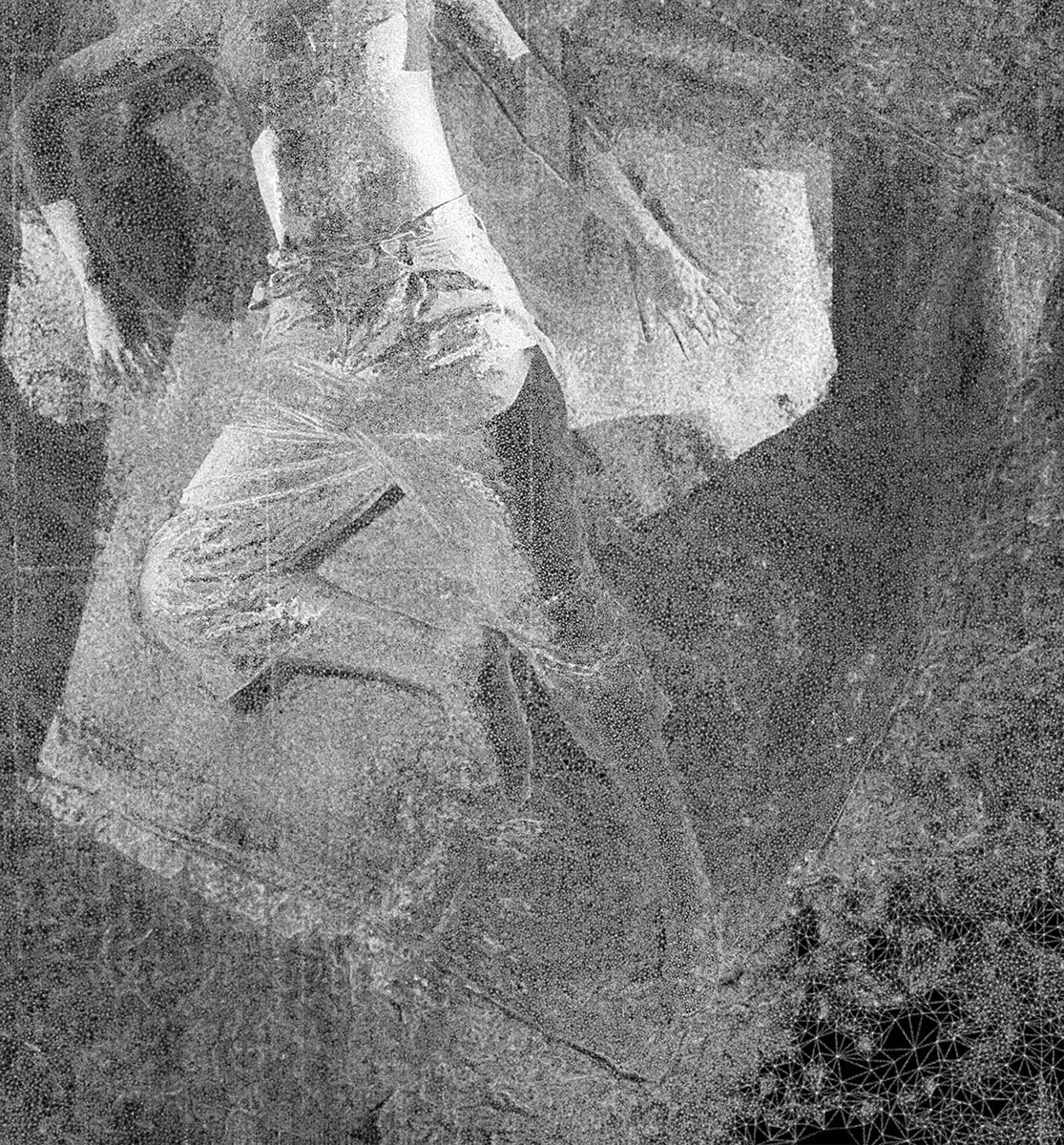 digital image by Michel Schneider, black and white graphic structure