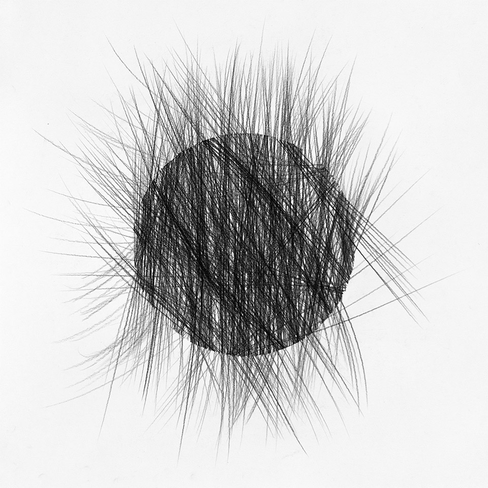 abstract drawing by michel schneider for ernst lohmann
