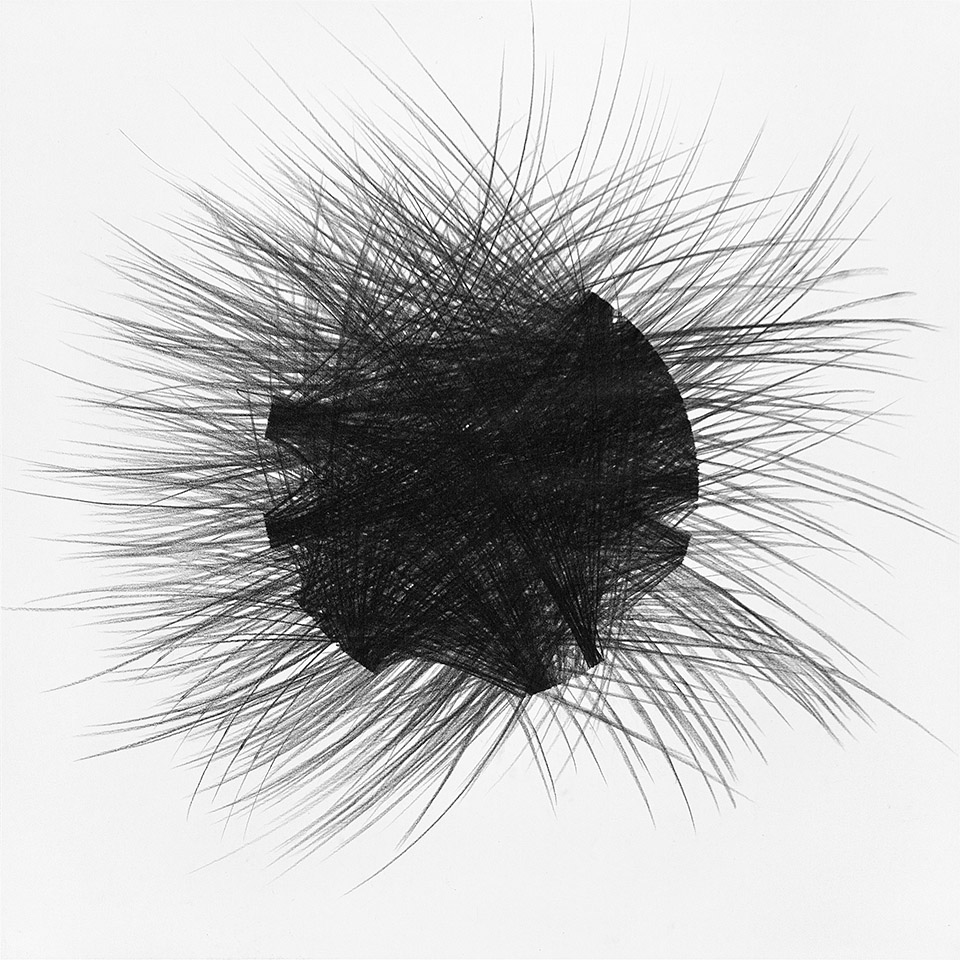 abstract drawing by michel schneider for ernst lohmann