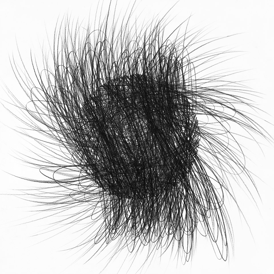 abstract drawing by michel schneider for ernst lohmann