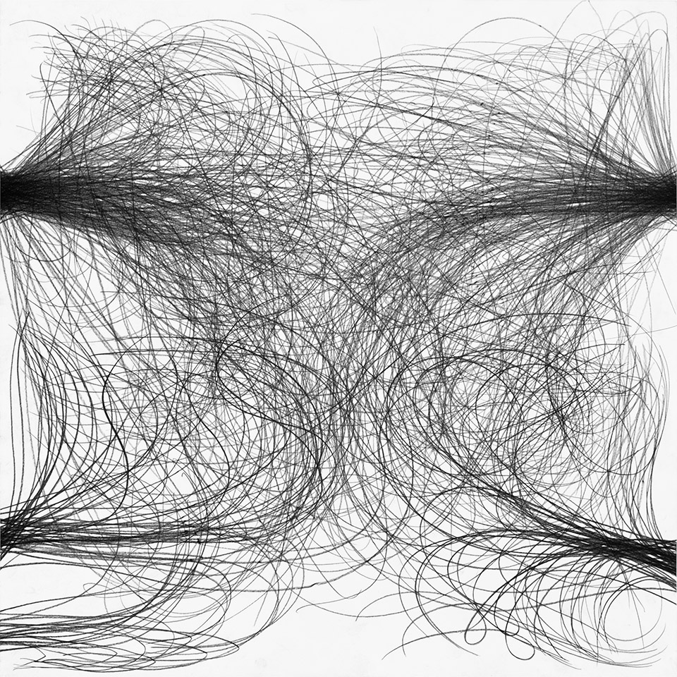 abstract drawing by michel schneider for ernst lohmann