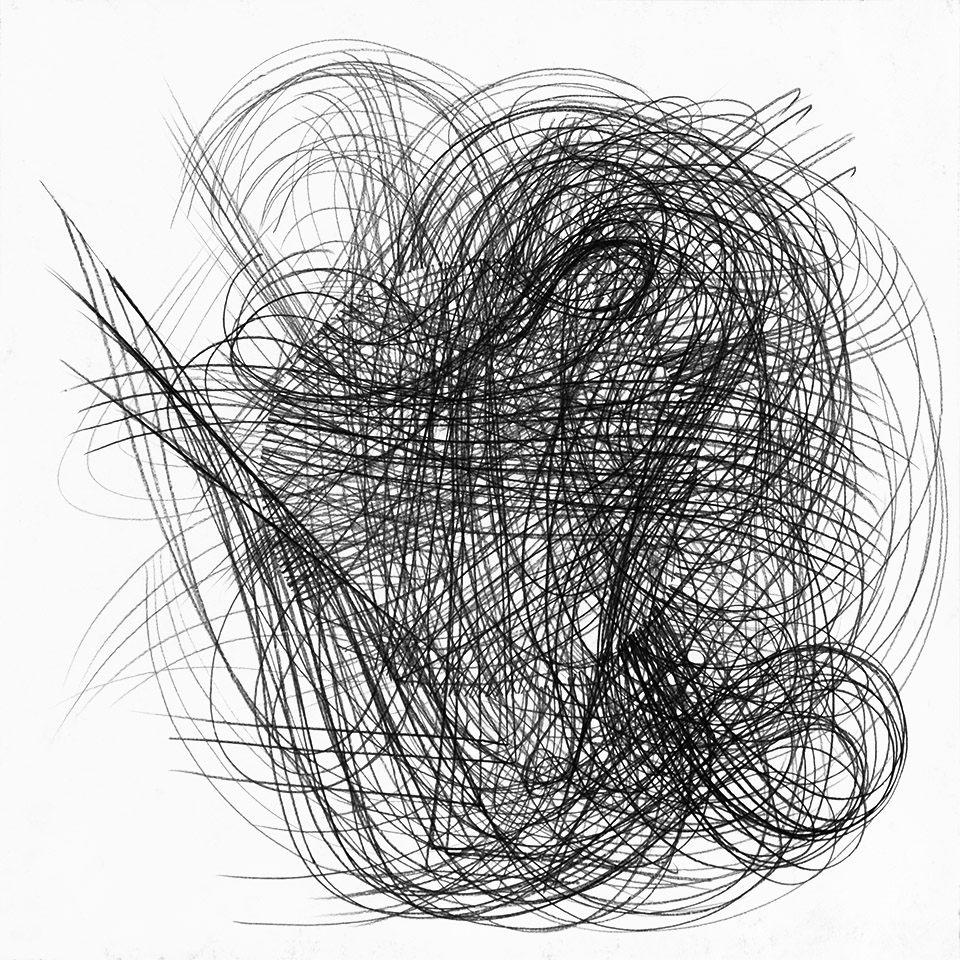 abstract drawing by michel schneider for ernst lohmann