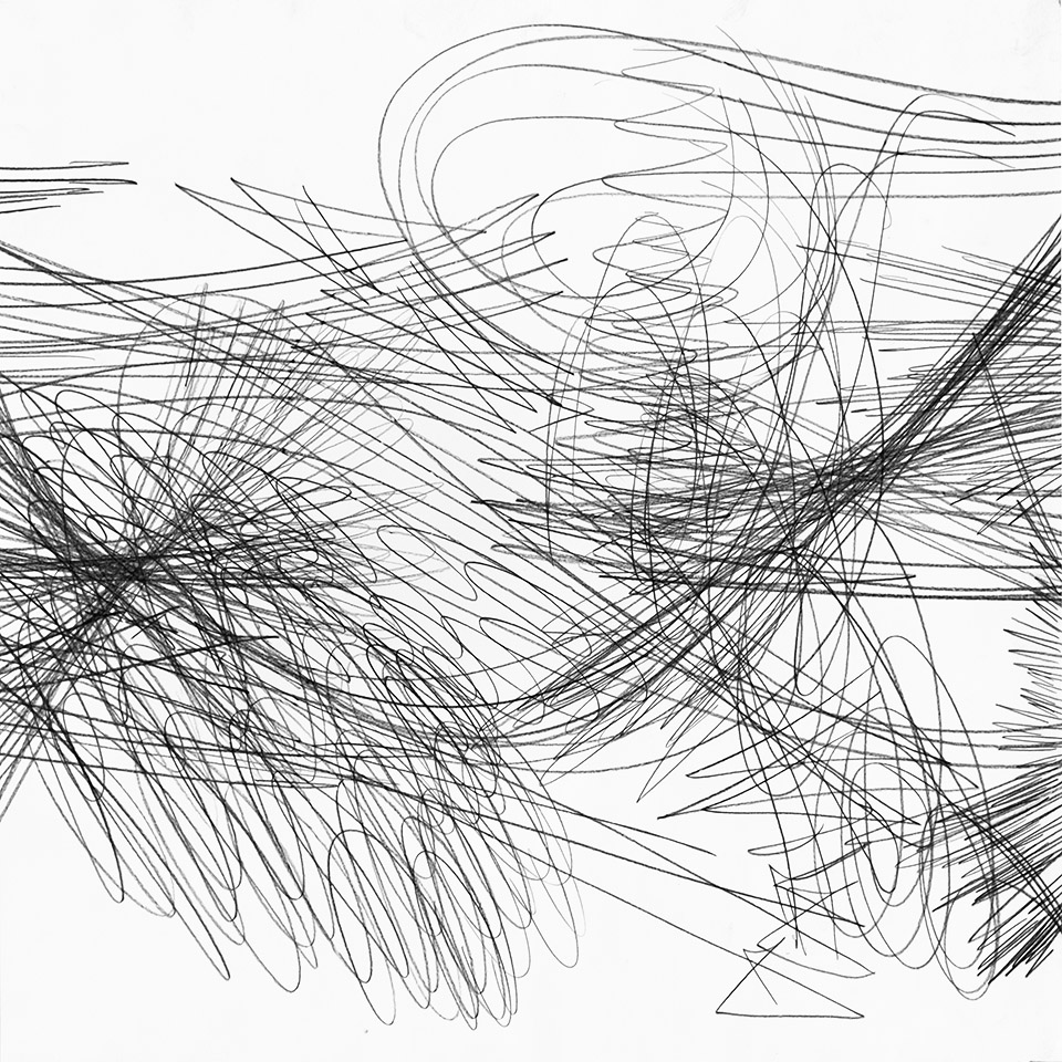 abstract drawing by michel schneider for ernst lohmann