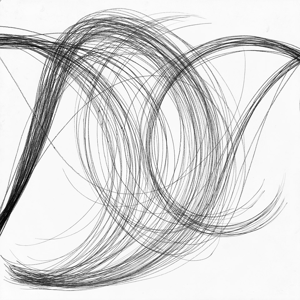 abstract drawing by michel schneider for ernst lohmann