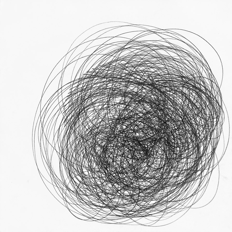 abstract drawing by michel schneider for ernst lohmann