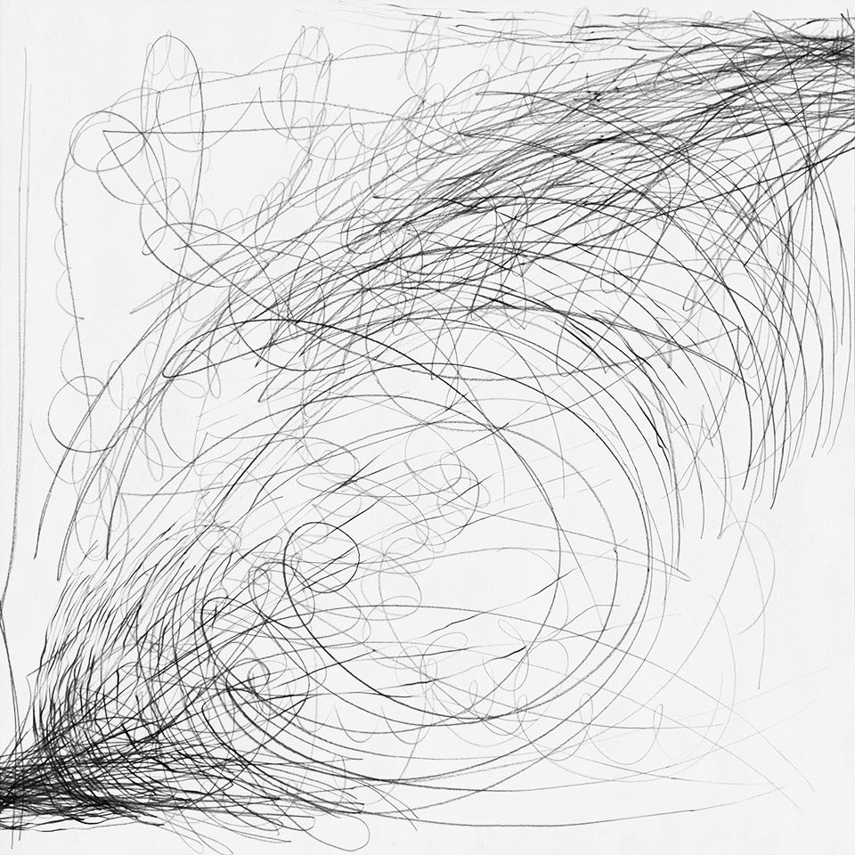 abstract drawing by michel schneider for ernst lohmann