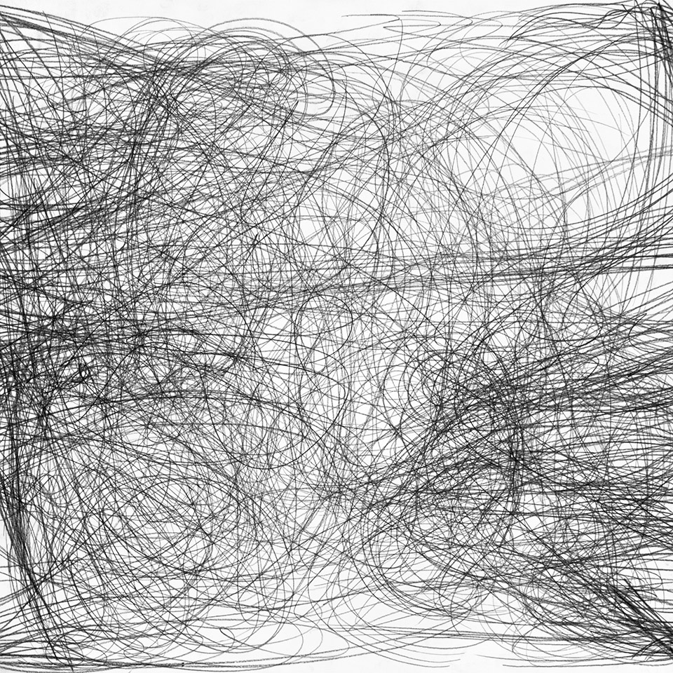 abstract drawing by michel schneider for ernst lohmann