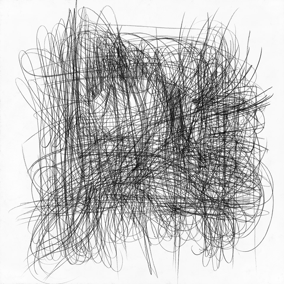 abstract drawing by michel schneider for ernst lohmann