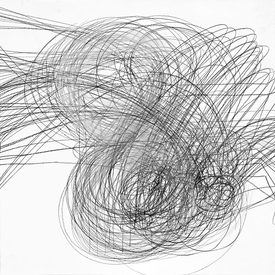 abstract drawing by michel schneider for ernst lohmann