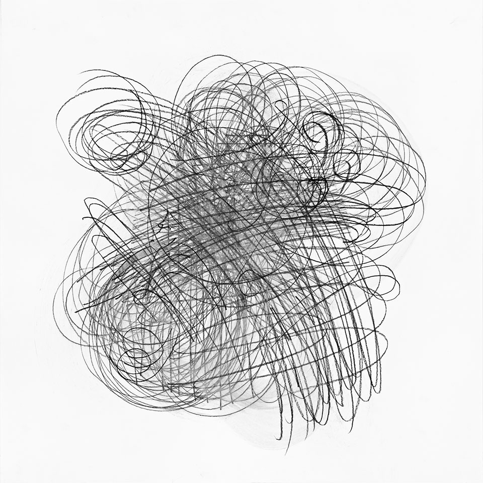 abstract drawing by michel schneider for ernst lohmann