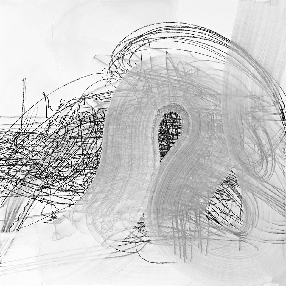 abstract drawing by michel schneider for ernst lohmann